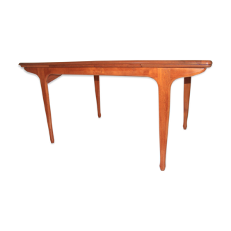 Table design scandinave en teck "meuble tv paris"