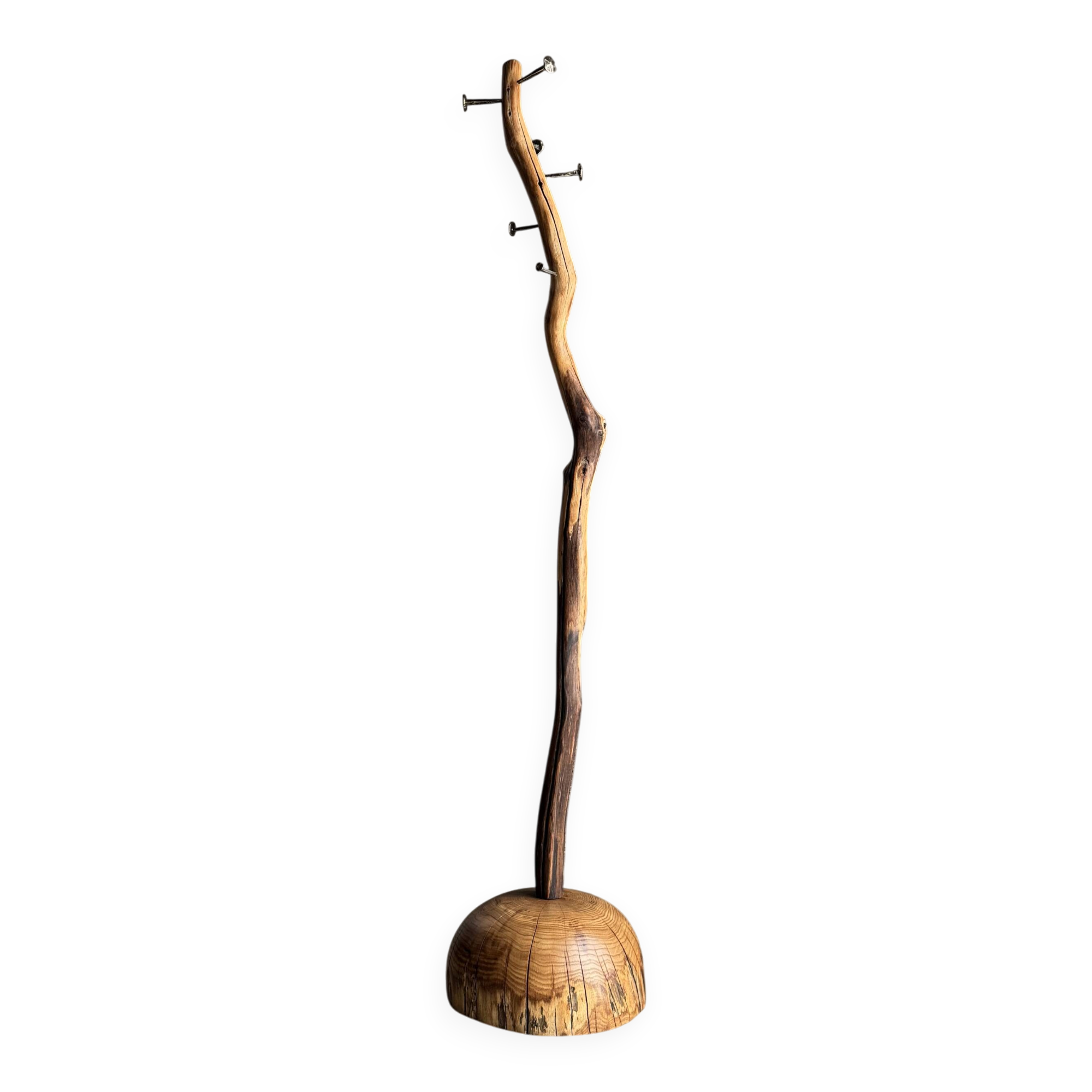 Porte-manteau en bois de chêne