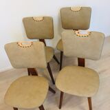 Dutch Vintage Chairs, Set of 4, 1960s