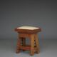 Oak Stool in the manner of architect CJ Blaauw, Amsterdam School /Art Deco