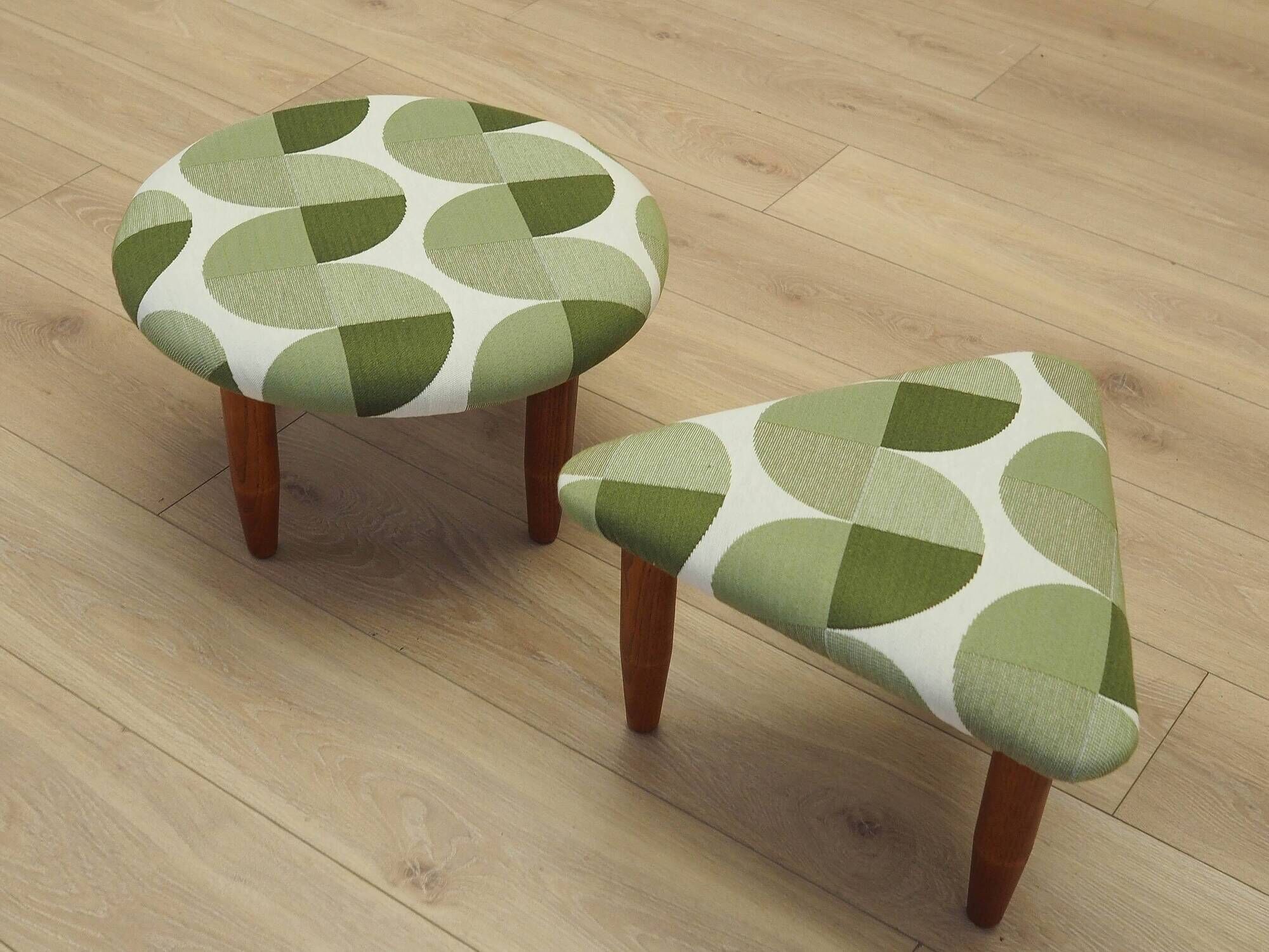 Set of two footstools, Danish design, 1990s, production: Denmark