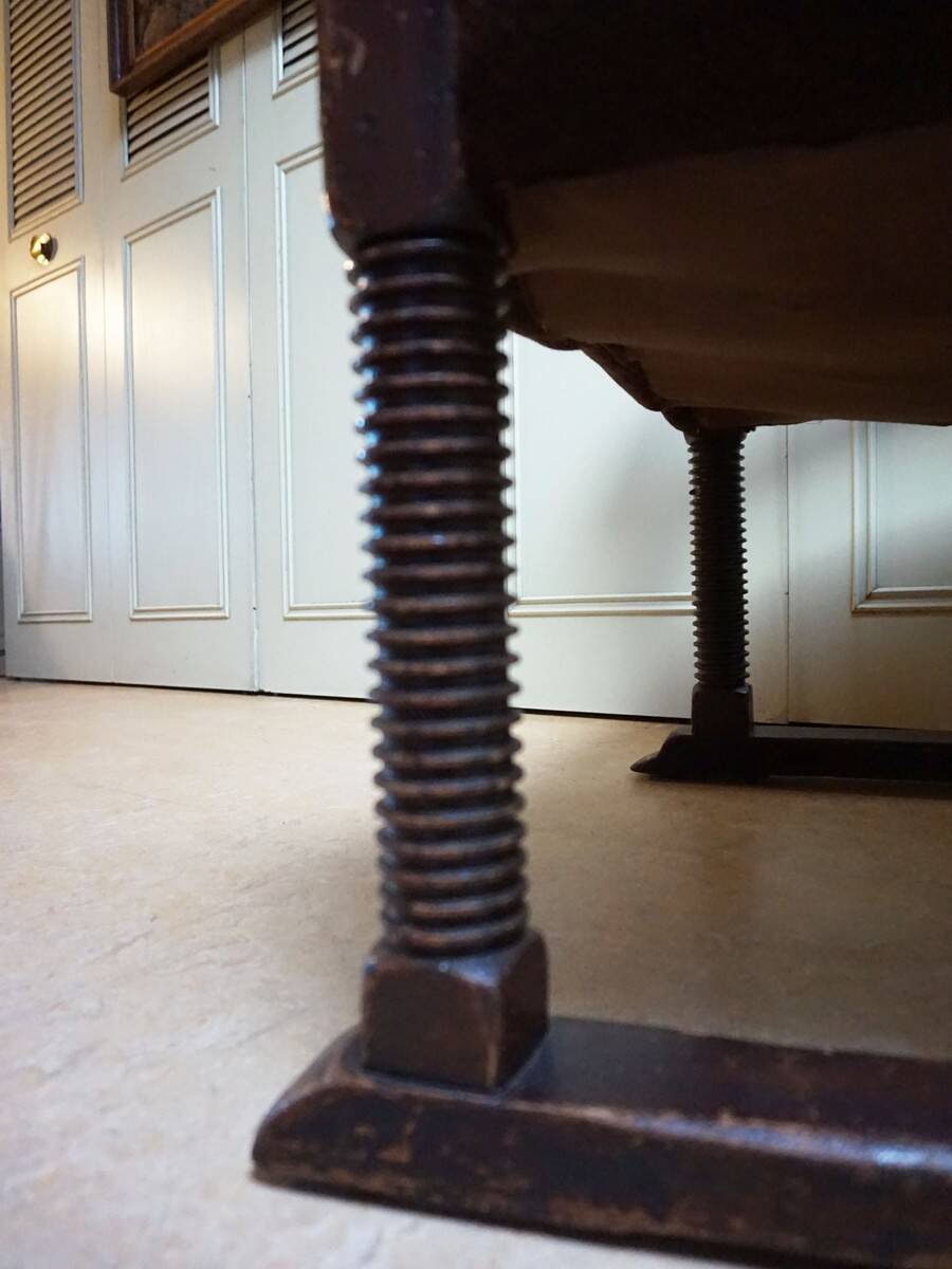 Mid-Century Brutalist Wing Armchair in the manner of Charles Dudouyt, 1950s