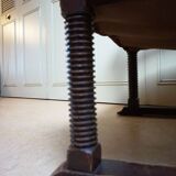 Mid-Century Brutalist Wing Armchair in the manner of Charles Dudouyt, 1950s