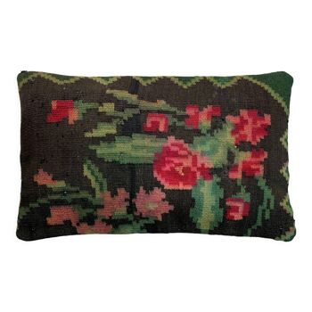 Housse de coussin kilim turc vintage, 30 x 50 cm