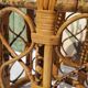 Tables d'appoint vintage en bambou et rotin