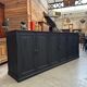 Large patinated workshop furniture