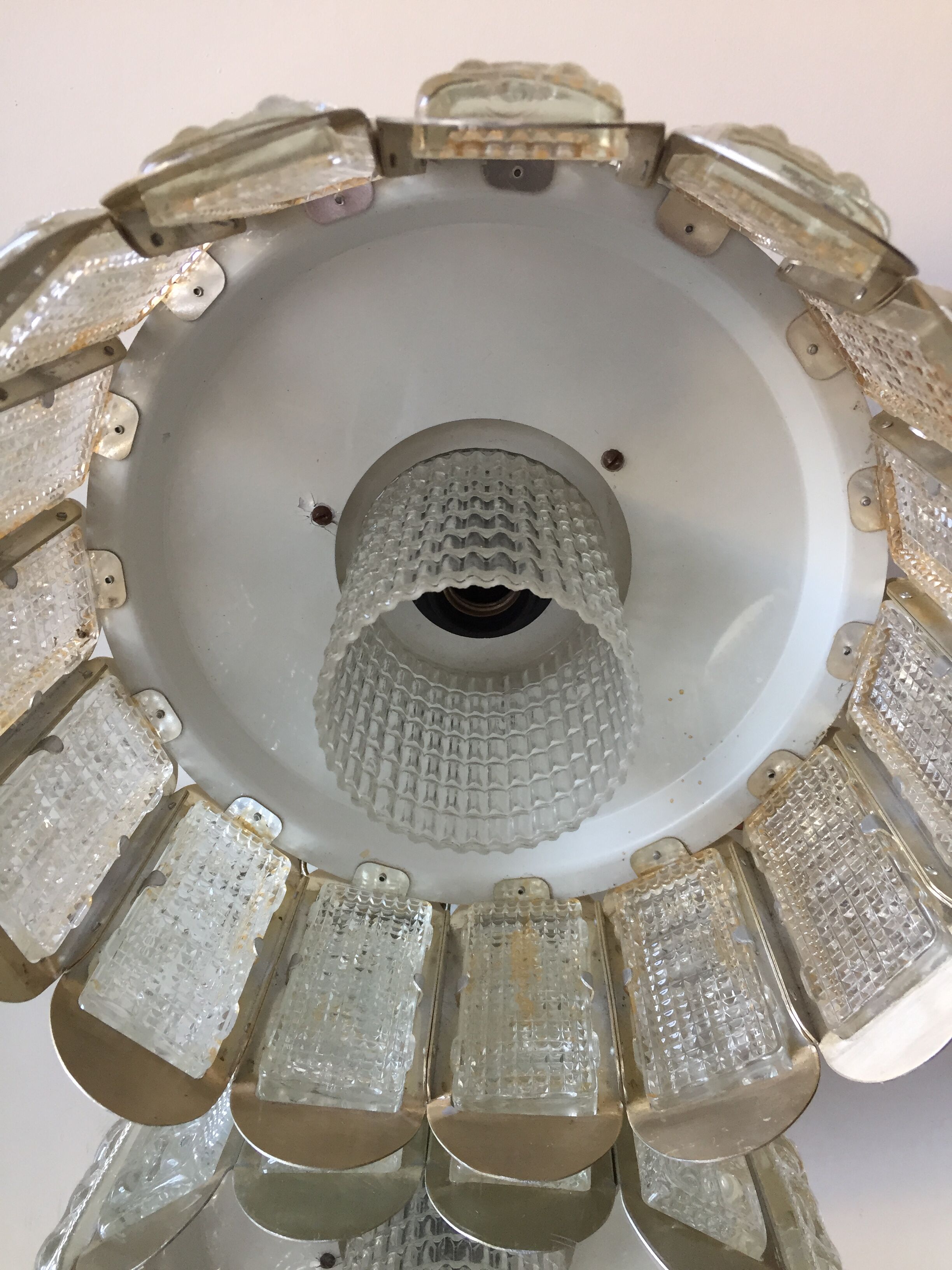 Scandinavian hanging lamp 1960