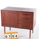 1960s buffet or TV cabinet with 4 drawers in teak Danish design