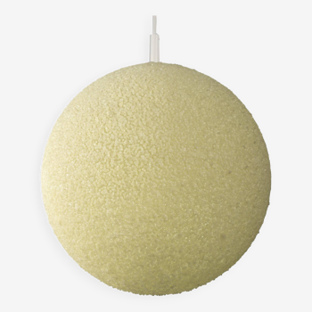 Creme Sugarball Moon Pendant Lamp by John & Sylvia Reid