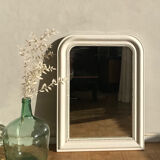 White Louis Philippe mirror - 76 x 56 cm