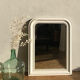 Miroir Louis Philippe blanc - 76 x 56 cm