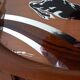 Art Deco service tray in wood and mirror signed Dope, 1930s.