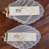 Paire d'appliques coquillages