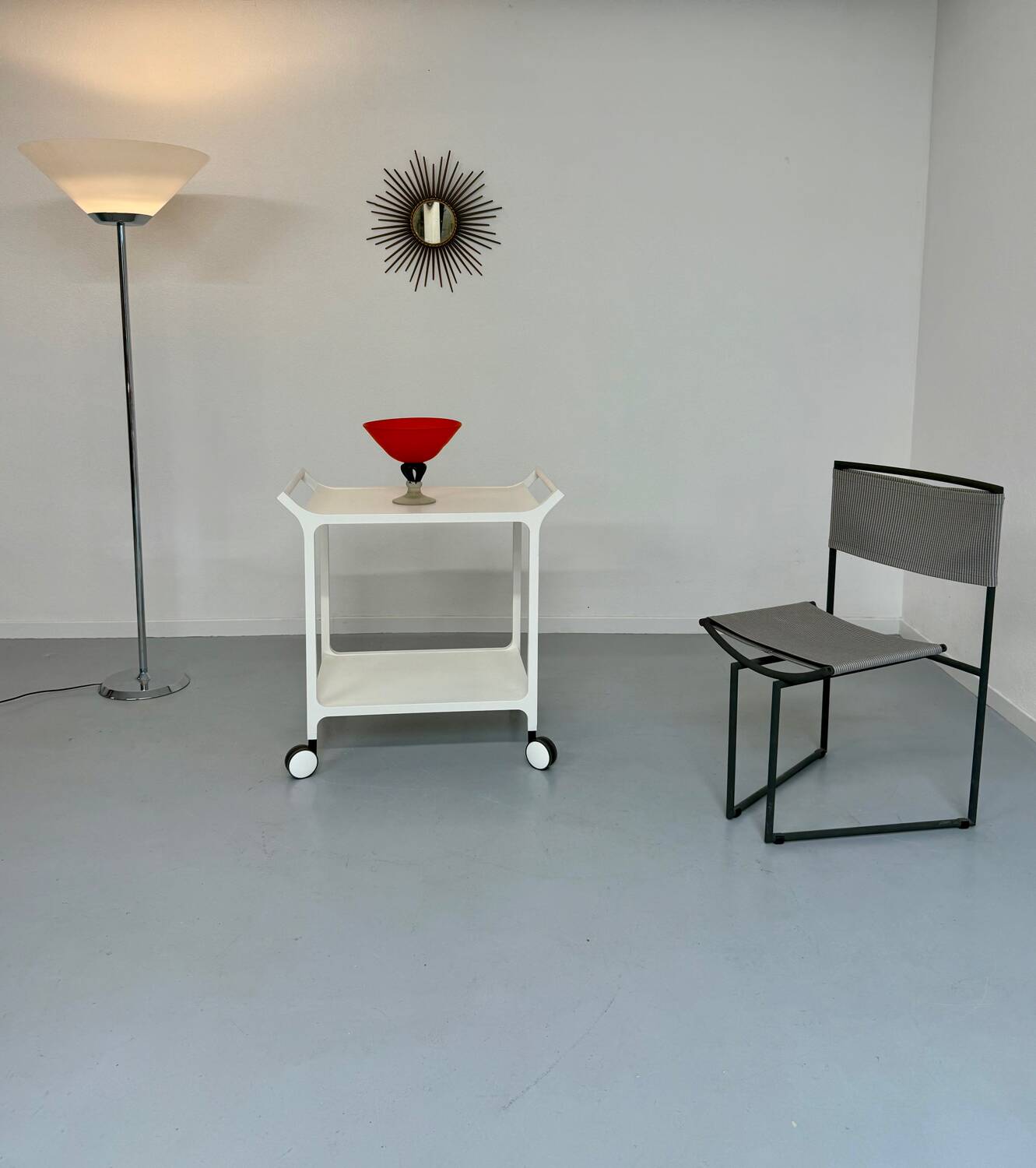 Scandinavian trolley on wheels design Claesson Koivisto Rune Swedese year 90