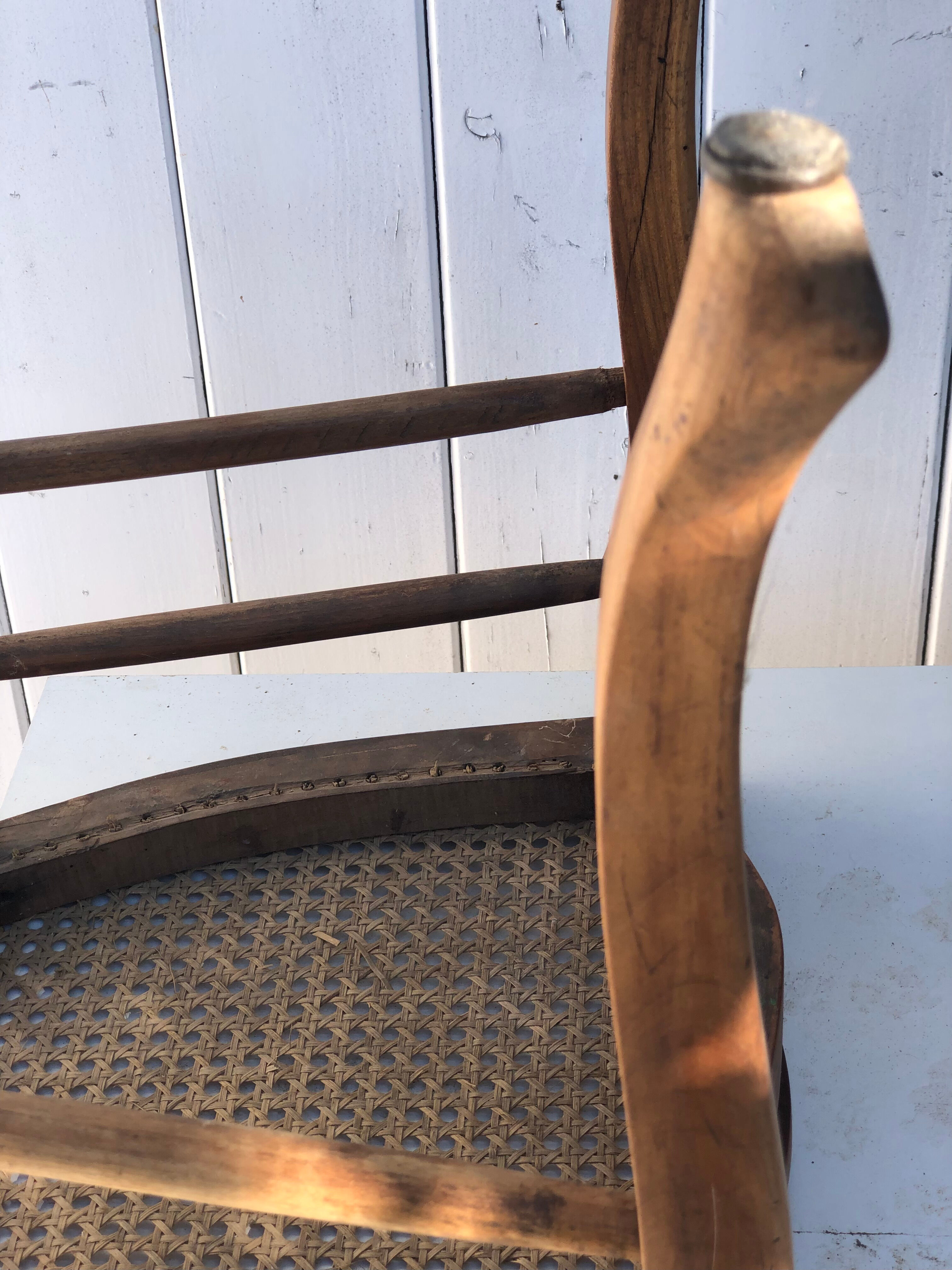 Old cane chair