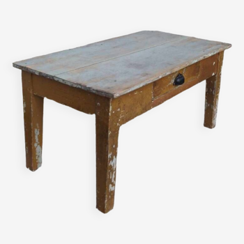 Patinated coffee table