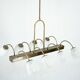 Mid-Century Venini Reticello Glass Chandelier, 8 Arms, Murano, Italy 1940s