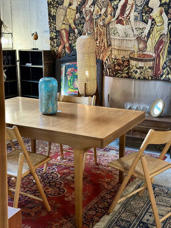 Table extensible de style scandinave en teck par Nathan furniture 1960