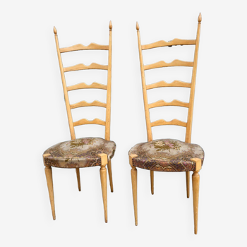 Paire de chaises de Paolo Buffa