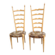 Pair of chairs by Paolo Buffa