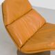 "F510" armchair in cognac leather by Geoffrey Harcourt for Artifort, 1960s