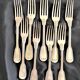 9 antique forks and 9 spoons grade 84 with classic décor
