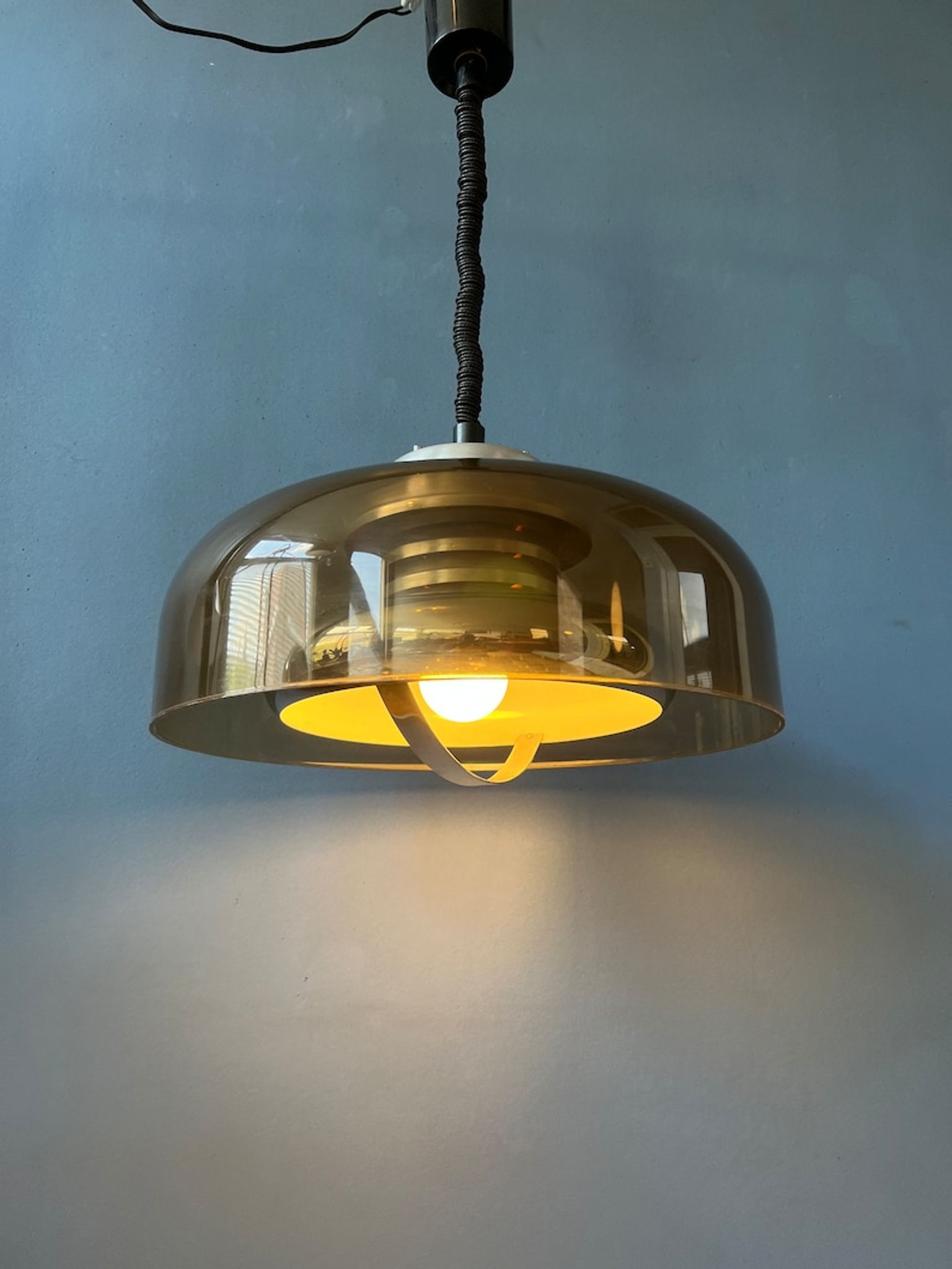 Pendant lamp Herda space age 70s
