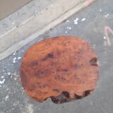 Brutalist style tripod stool