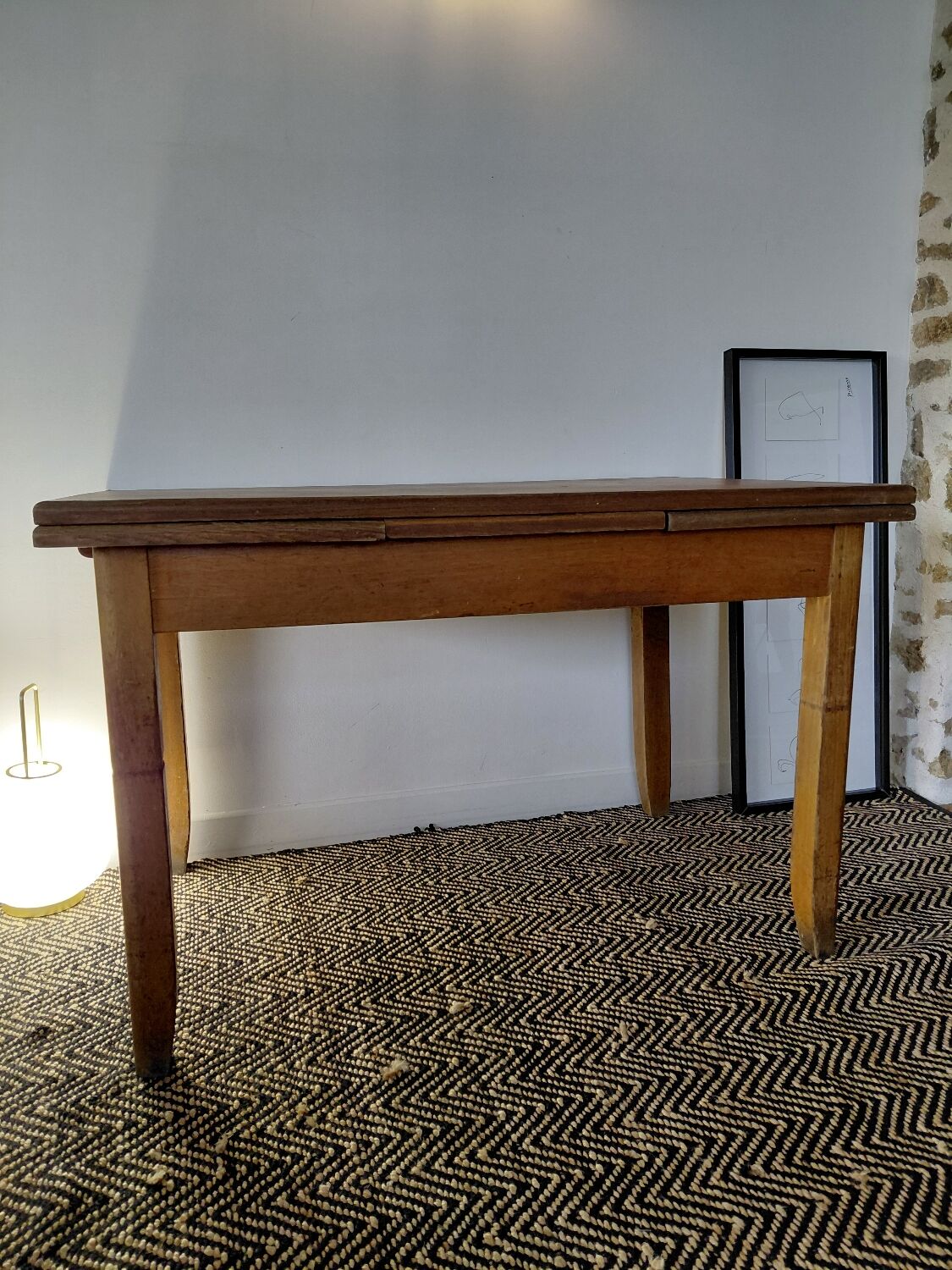 Old farmhouse table from the 1950s