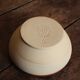 Vintage two-tone Digoin stoneware salad bowl