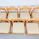 Vintage Pine Dining Chairs by Martin Visser for T Spectrum, 1960s, Set of 7