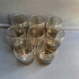 Liquor service smoked glass