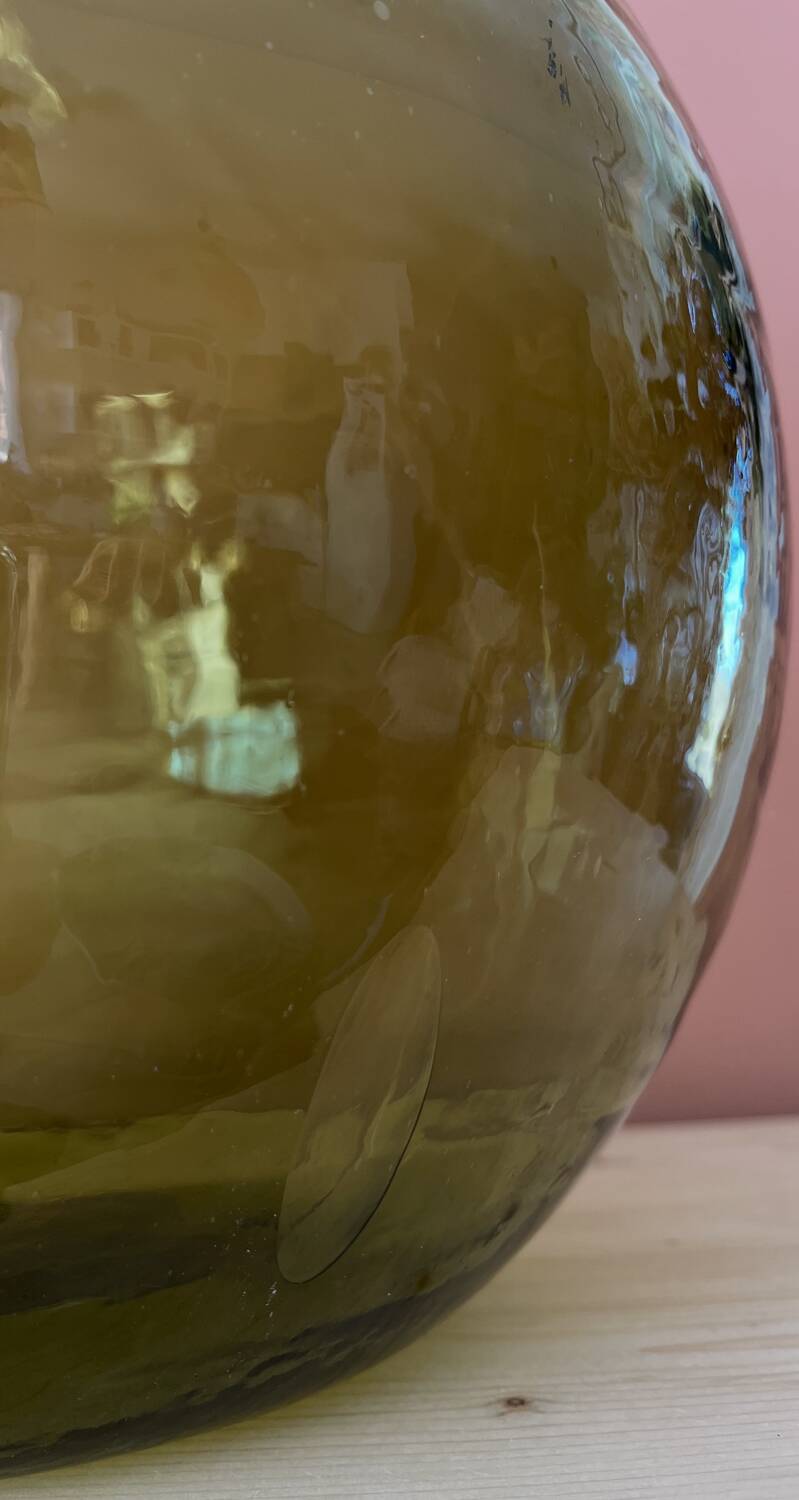 Olive green demijohn 30L