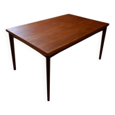 Extendable teak dining table, 1960s