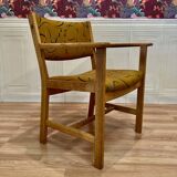 6 chairs stamped Hans Wegner "Scandinavian design" 1960.