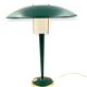 Lampe de table moderniste vert, France 1960s