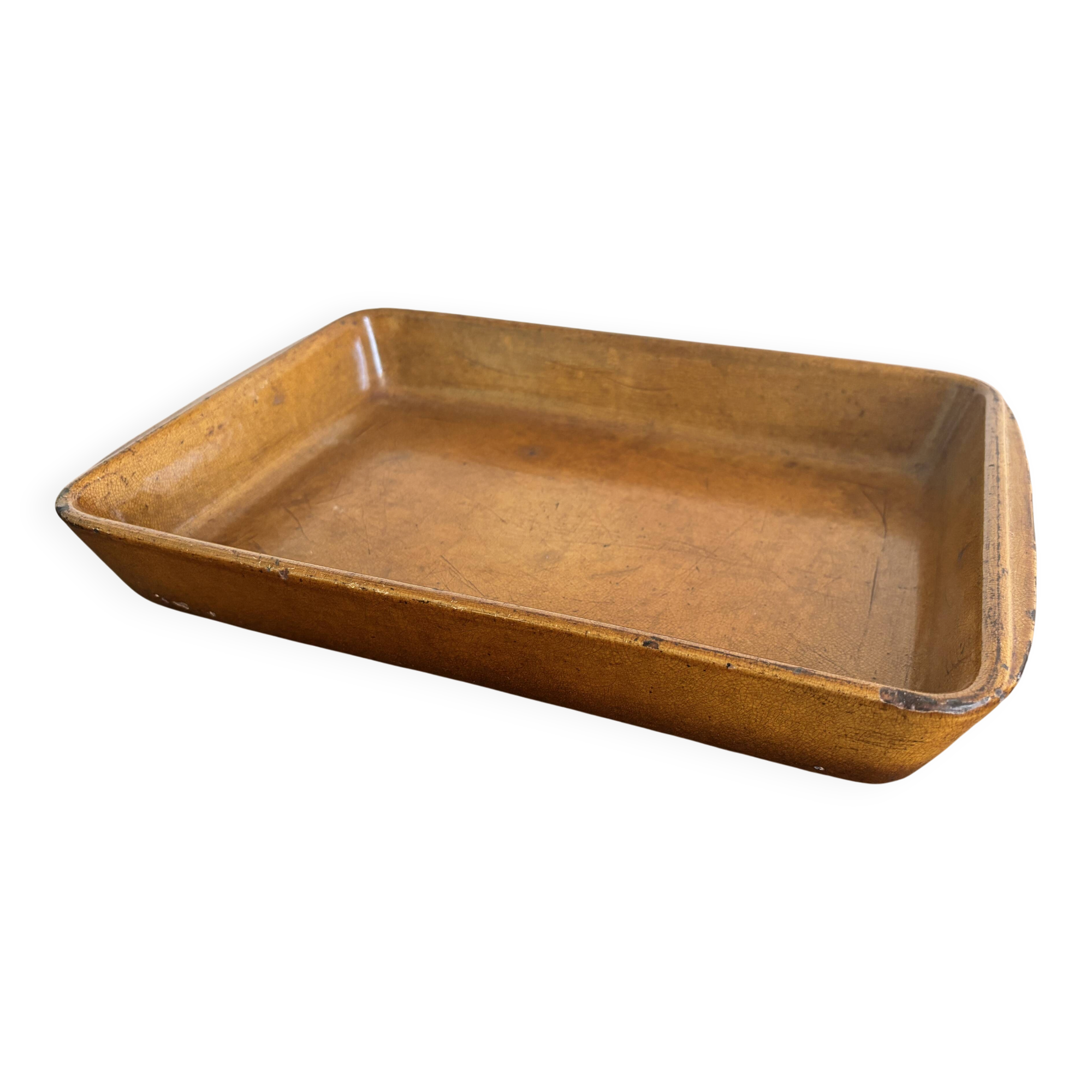 Plat rectangulaire Émile Henry vintage