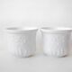 Pair of planter, vintage planter, ceramic planter, FAL Capuchos alcobaça, pot cover