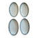 4 antique dishes in ironstone from Badonviller