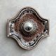 Vintage Fat Lava ceramic Hustadt Leuchten wall lamp