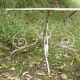Garden round table in iron