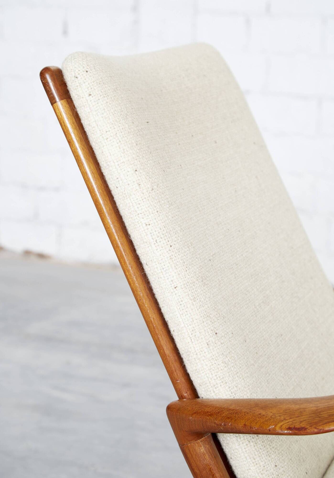Rocking chair, model 650-15, by Ib Kofod-Larsen for Chr. Linneberg