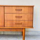 Scandinavian teak row