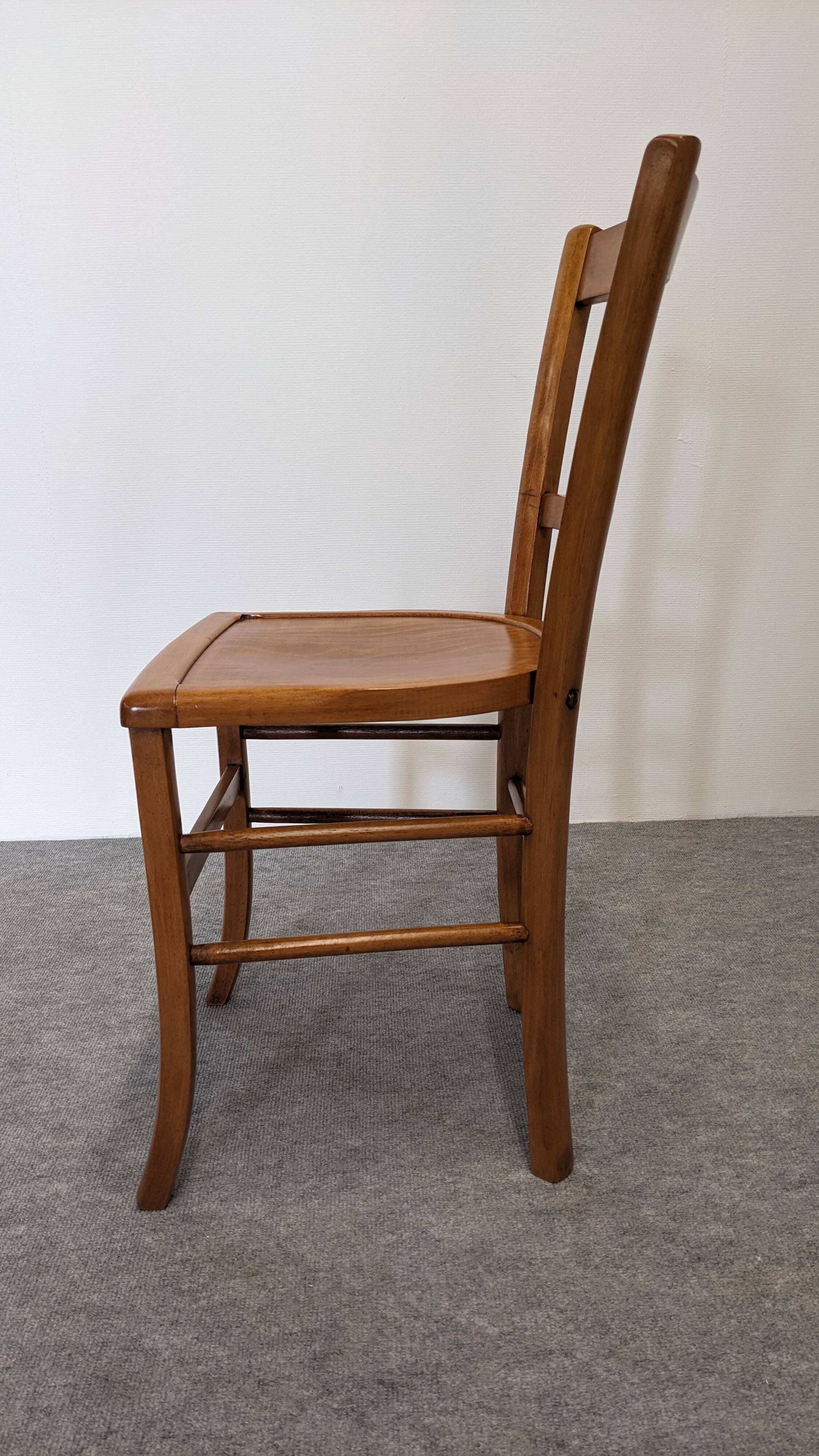 Set of 6 bistro chairs by Luterma, 50s/60s