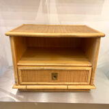 Vintage rattan bedside Dal Vera