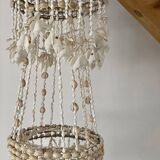 Vintage pendant light - 60s - shell