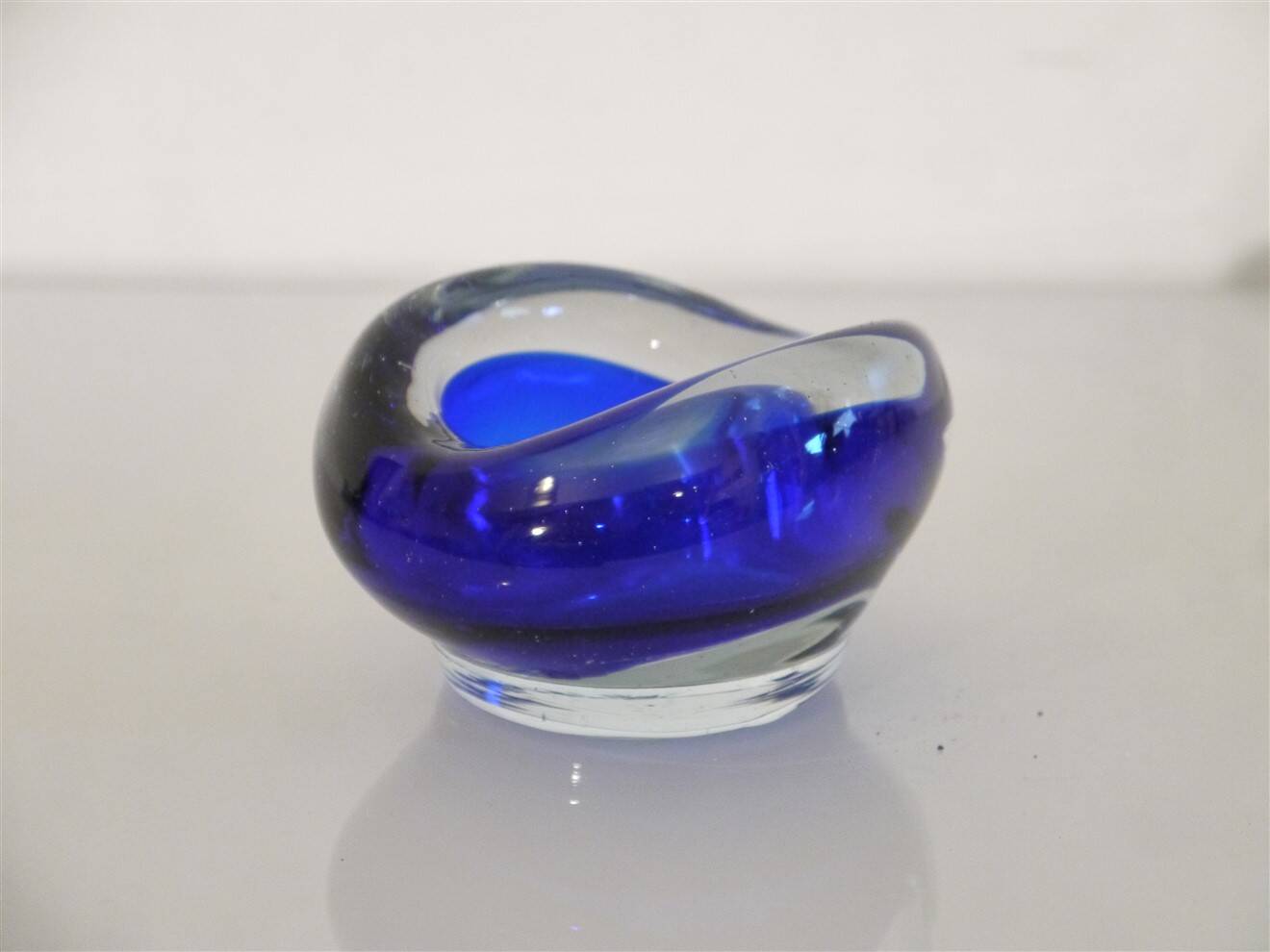 1970 submerged glass ashtray