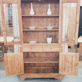 Buffet 2 corps ancien en pin