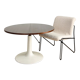 Table pied tulipe réglable
