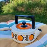 Vintage enamelled kettle